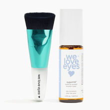 Load image into Gallery viewer, superHA™ Micellar Water + Lashfull Thinking™ Cleansing Brush
