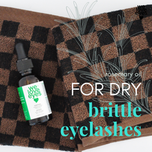 Load image into Gallery viewer, Bottle of 'we love eyes' product with text 'FOR DRY brittle lashes' on a white background.