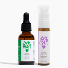 Load image into Gallery viewer, Two 'we love eyes' eye care products on a white background