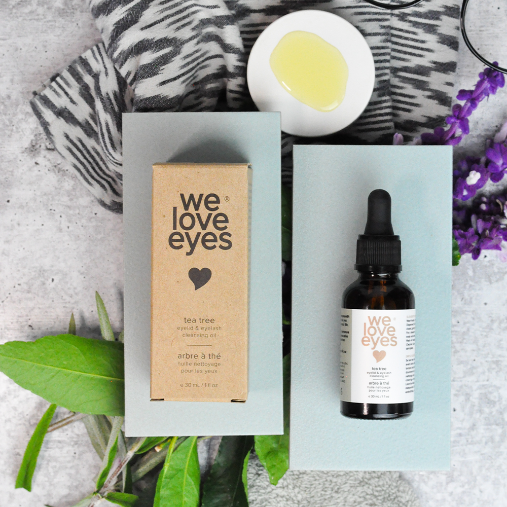 We Love Eyes - 100% Oil Free Tea Tree Water Eyelid Foaming Cleanser - for Eyelash Extension Home Care, Extend Lash Retention, Non-irritating Formula