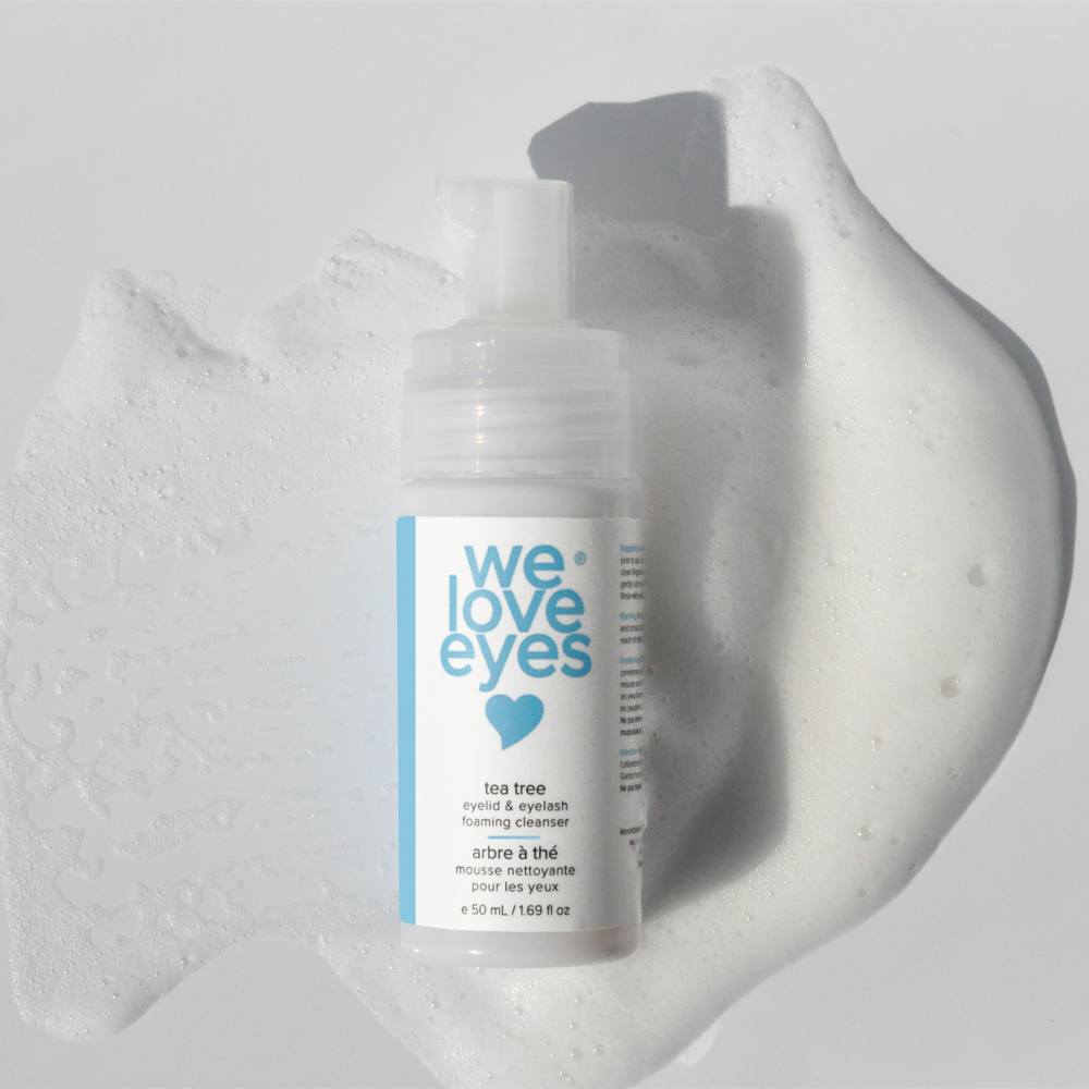 We Love Eyes- All Natural Tea Tree Eyelid Cleansing Oil - Eyelid Scrubs -  Eyelid Hygiene - naturally cleans allergens - 100% Preservative Free 