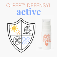 C-Pep™ Defensyl anti-photoaging eye cream UV protection for eyelids We Love Eyes