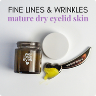 COLLAGEN BOOSTING ACTIVES MATURE, DRY EYELID SKIN SHRUBTOX EYE CREAM EYE EYE F EYE BALM fine lines wrinkles eye care routine We Love Eyes