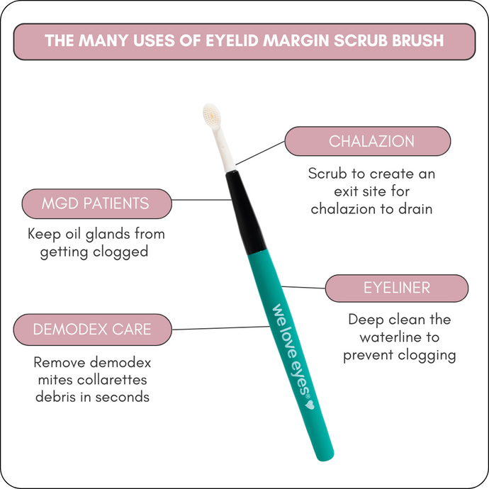 Revolutionize Your Eye Care Routine with the EYELID MARGIN SCRUB BRUSH for Blepharitis