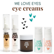 What's the Difference Between the We Love Eyes Eye Creams? Expert Eye Cream Guide: Tackle Dry & Dehydrated Eyelid Skin and Find the Right Eye Cream for You