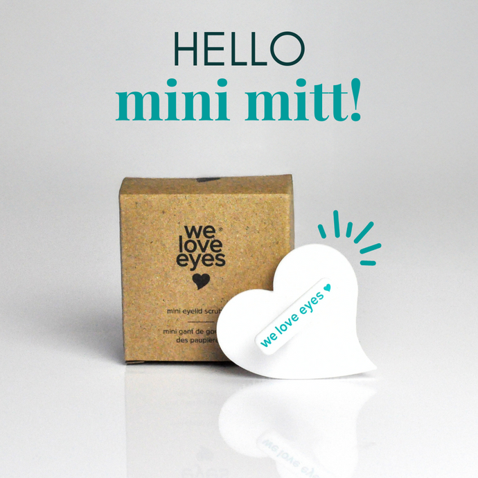 Revitalize and Protect: Introducing the Mini Eyelid Scrub Mitt by We Love Eyes