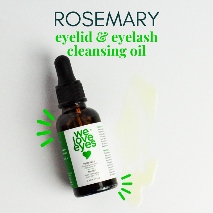 Elevate Your Eyelashes and Eye Care Routine with Rosemary Eyelid and Eyelash Cleansing Oil by We Love Eyes