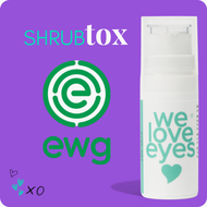 SHRUBTOX SHRUBTOX® NON-TOXIC INGREDIENT EWR.ORG Shrubtox non-toxic non-toxic eye care optometrist We Love Eyes EWG toxicity score