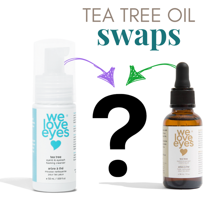 Alternative Solutions for TEA TREE OIL ALLERGY: Safe and Gentle We Love Eyes Eye Care Options