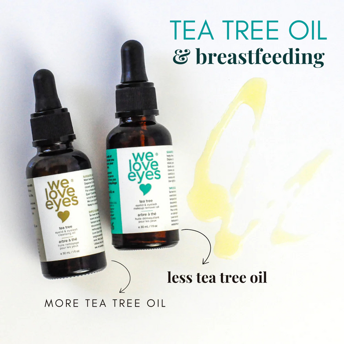 Safe Skincare for Breastfeeding Moms: Gentle Tea Tree Oil Eye Care Products by We Love Eyes