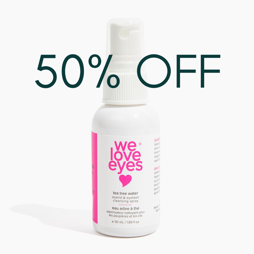 Tea Tree Water Eyelid & Eyelash Cleansing Spray