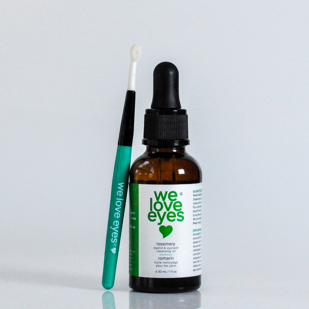 Rosemary Cleansing Oil + Scrub Brush