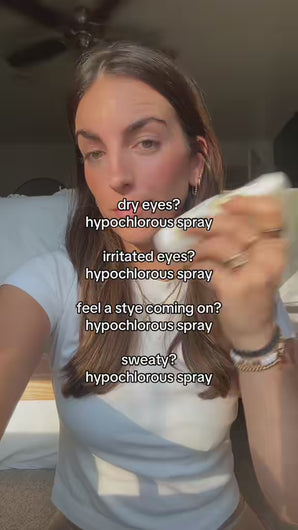 Calm Hypochlorous Acid Eyelid & Eyelash Cleansing Spray Video 2
