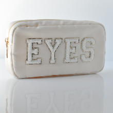 Load image into Gallery viewer, Wholesale - Varsity Eyes Pouch - Off White
