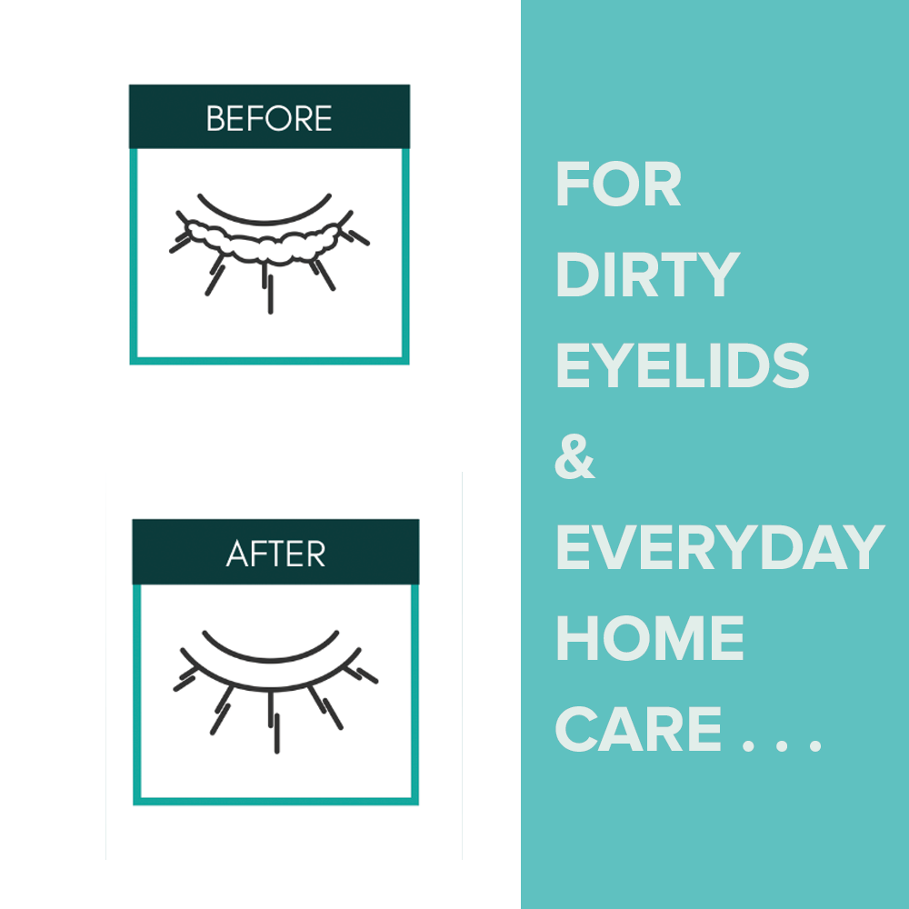 We Love Eyes - 100% Oil Free Tea Tree Water Eyelid Foaming Cleanser - for Eyelash Extension Home Care, Extend Lash Retention, Non-irritating Formula
