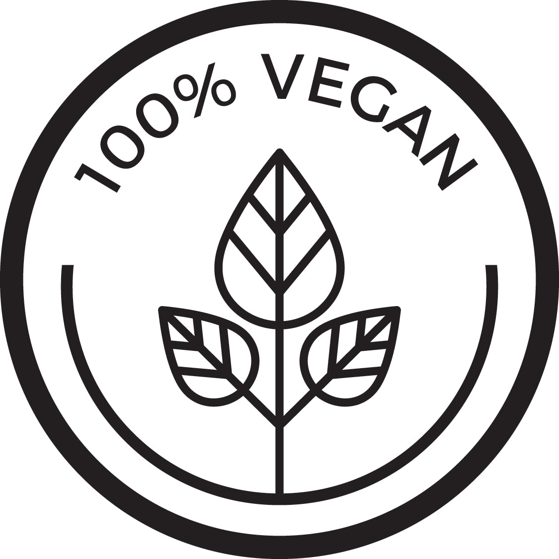 100% Vegan